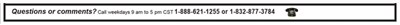 Questions or comments.jpg image description - Questions or comments